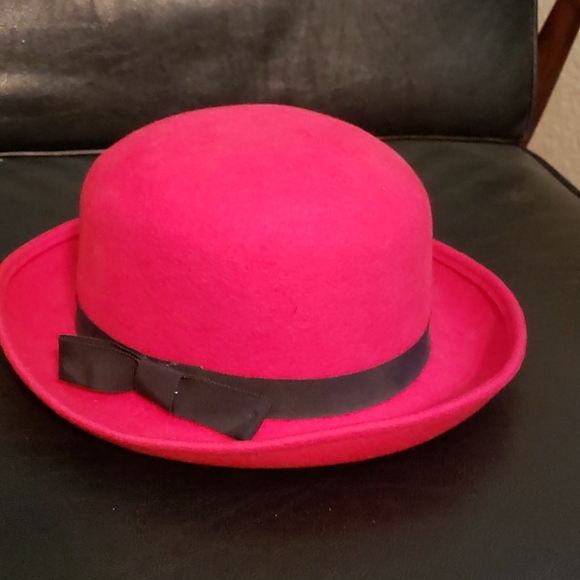 Vintage Red Wool hat